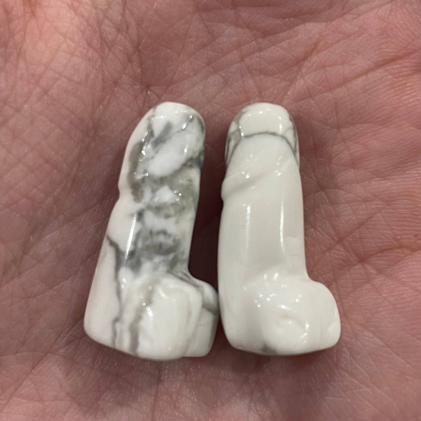 Crystal Phallic Figurine - Penis – Small Carved Gemstone Statue