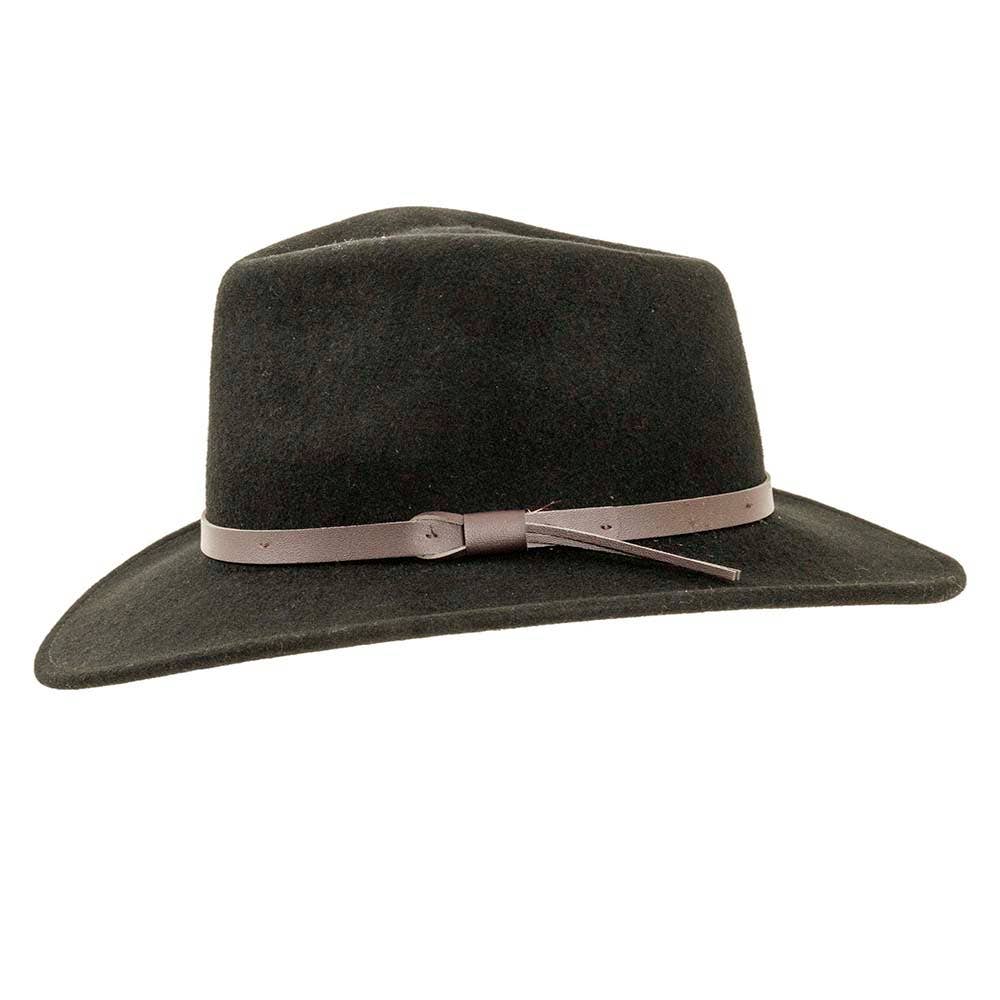 Crushable Wool Felt Outback Hat - Style Pathfinder