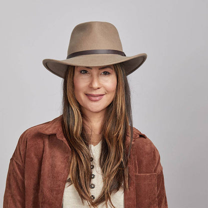 Crushable Wool Felt Outback Hat - Style Pathfinder