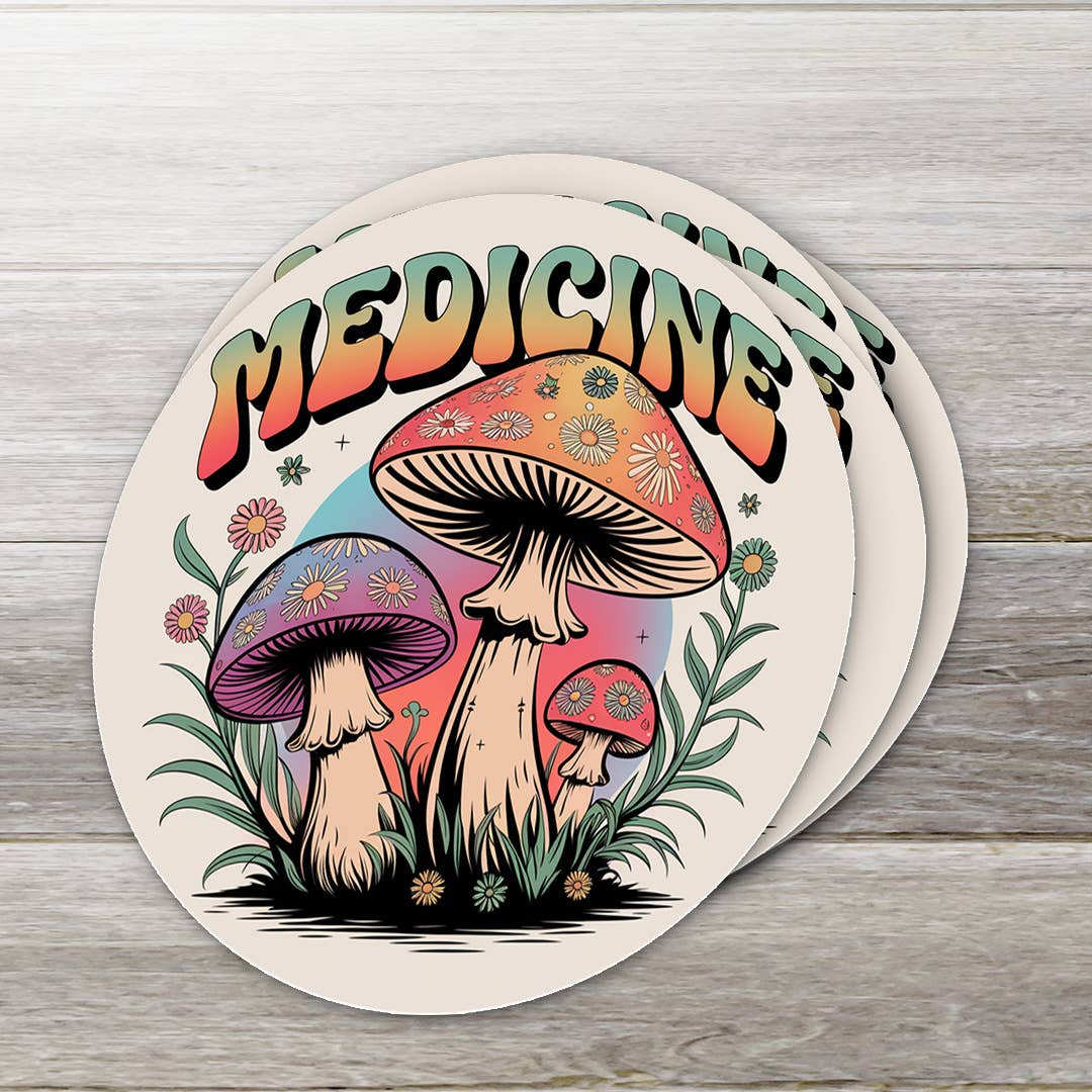 Mushroom Meds Sticker