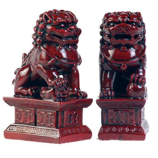 Fu Dogs - Red 4” single dog