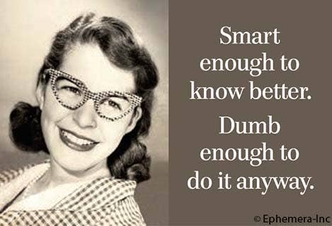 Magnet: Smart enough to know better.