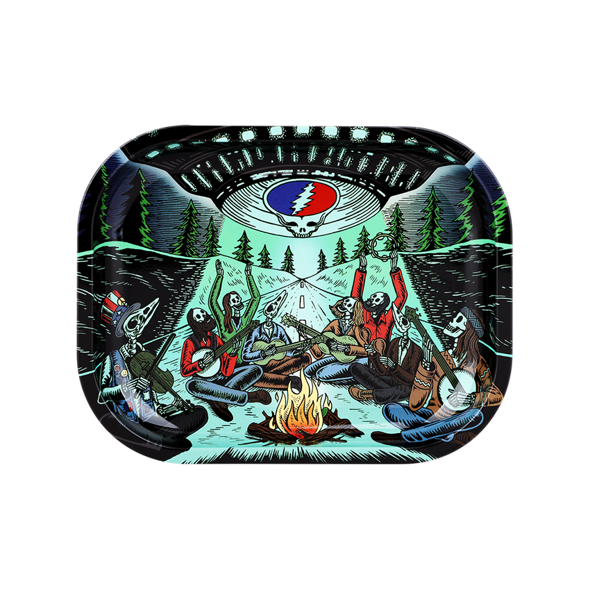 UFO Jam Grateful Dead Metal Tray w/ Magnetic Lid Cover