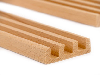 Wooden Domino Trays  (set of 4)