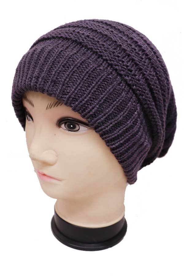Extra Slouchy Long Knit Beanies
