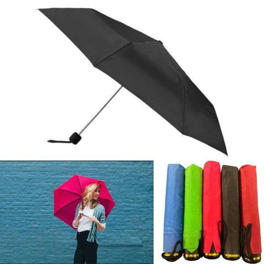 Travel Umbrellas - Pot Luck Colors - Push Pop Button 