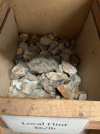 Ohio Flint Rough by pound from crate