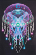 Load image into Gallery viewer, Heady Art Print Tapestry Psychezoa Luminosum