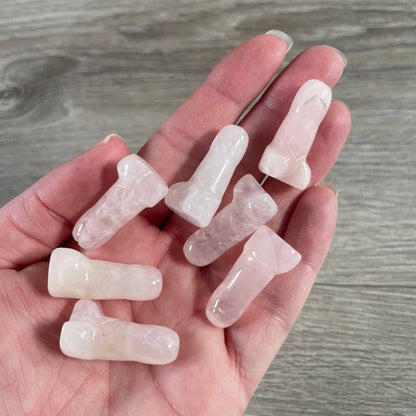 Crystal Phallic Figurine - Penis – Small Carved Gemstone Statue