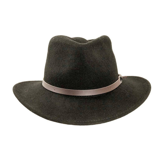 Crushable Wool Felt Outback Hat - Style Pathfinder