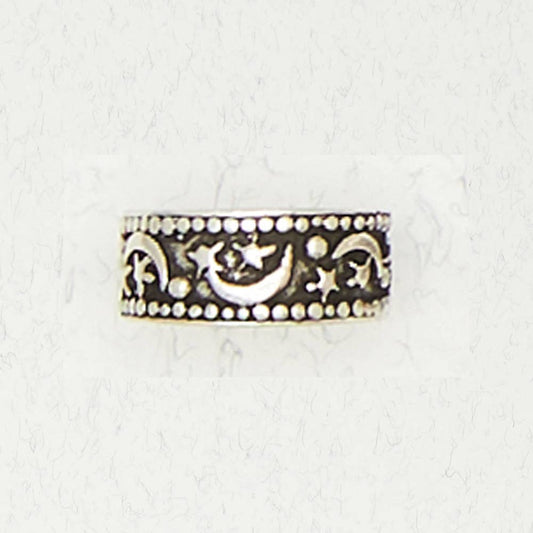 Sterling Silver Ear Cuffs - Moons & Stars