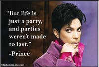 Magnet-"But life is just a party, and parties….