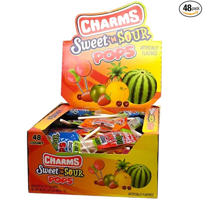 Charms Sweet'N Sour Pops