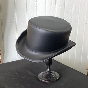 Bromley leather hat black no band