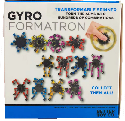 Gyro Formatron Fidget Spinners with Adjustable Arms