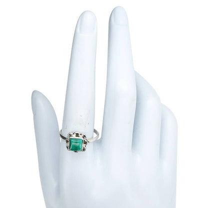 Malachite Sterling Silver Ring