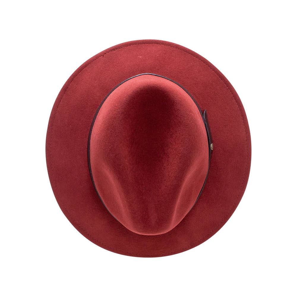 100% Wool Felt Fedora Style - McQueen