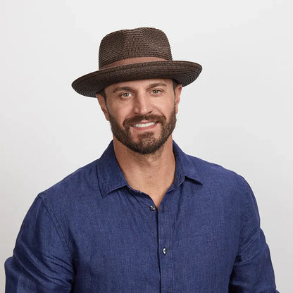 Soft Straw Fedora Hat - Style Coronado