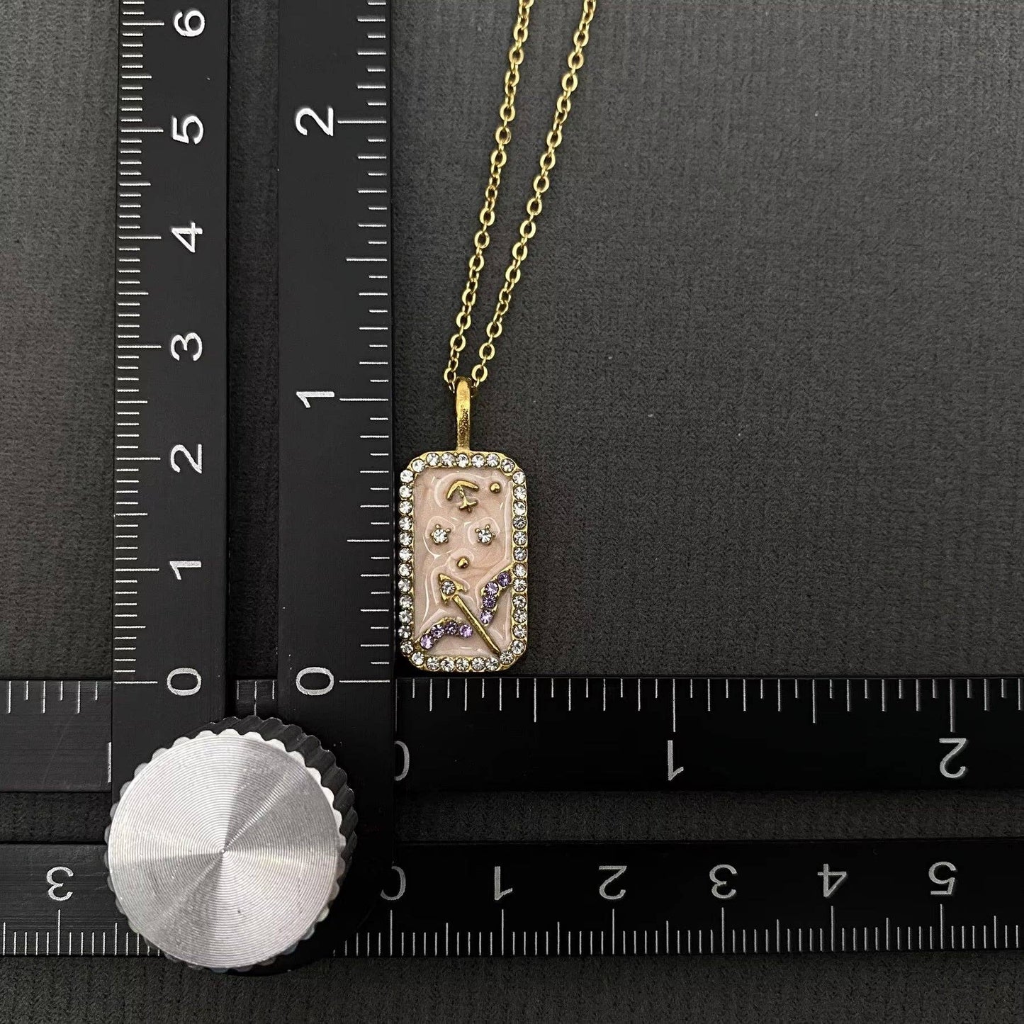 Zodiac 12 Constellations 18K Golden S.Steel Necklace - FGS