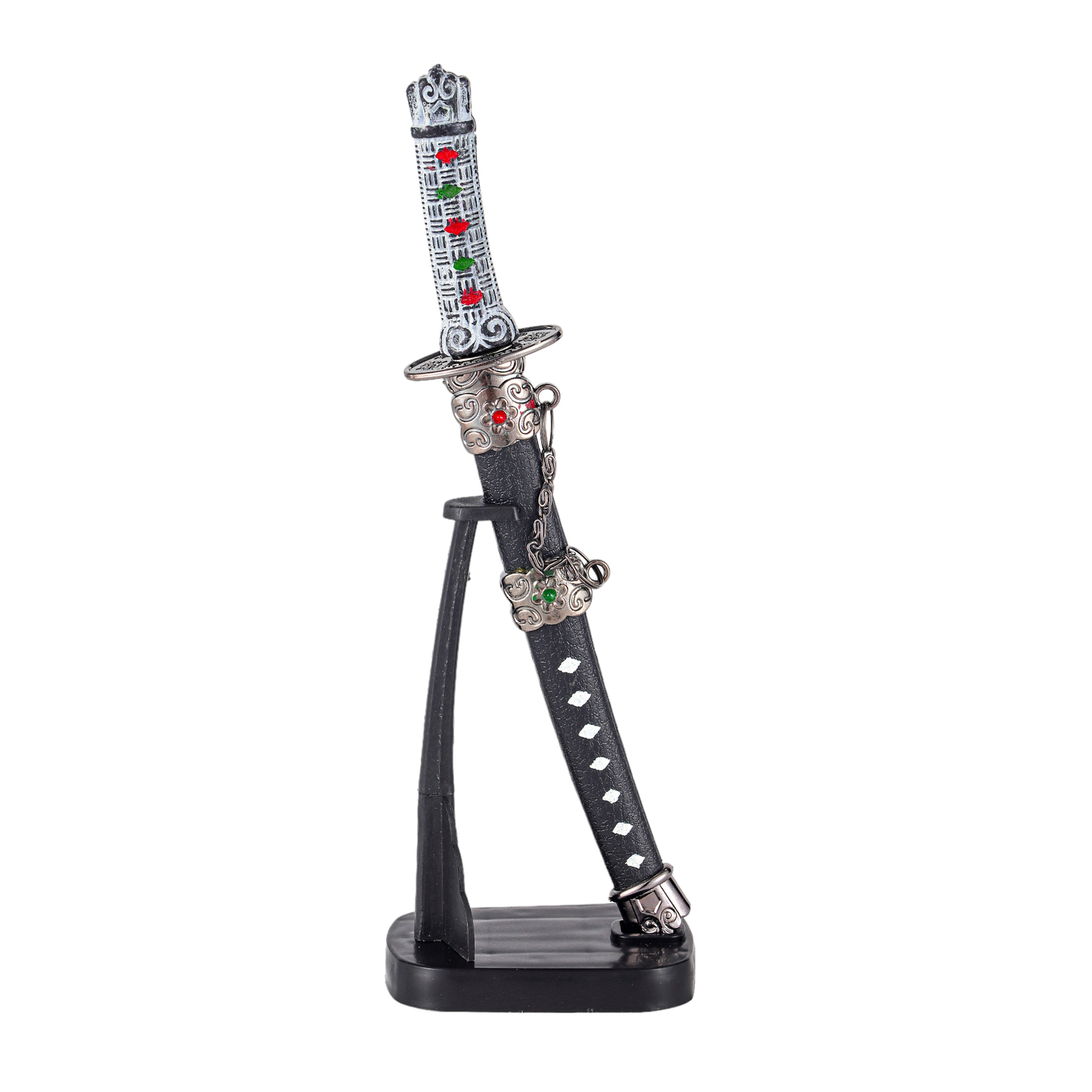 Katana Samurai Sword With Sheath 8" Length Letter Opener On Stand (1/240)