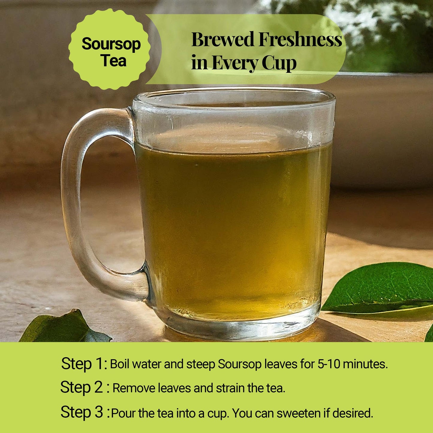 Bulk Soursop Leaves, Hojas de Guanabana Dried Graviola Leaf.