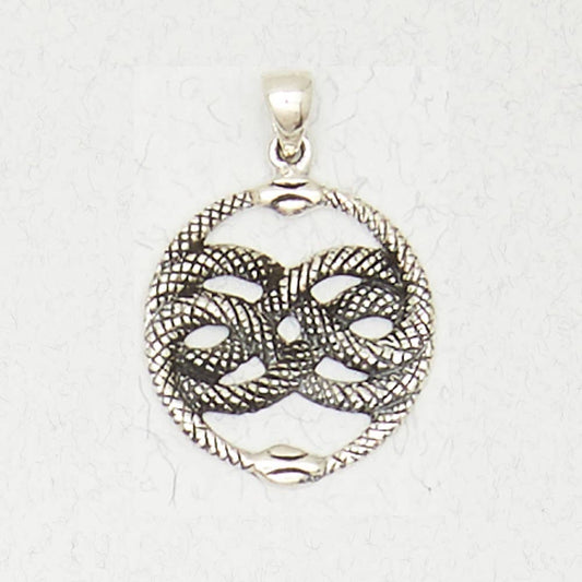 Sterling Silver Pendant - Ouroborus