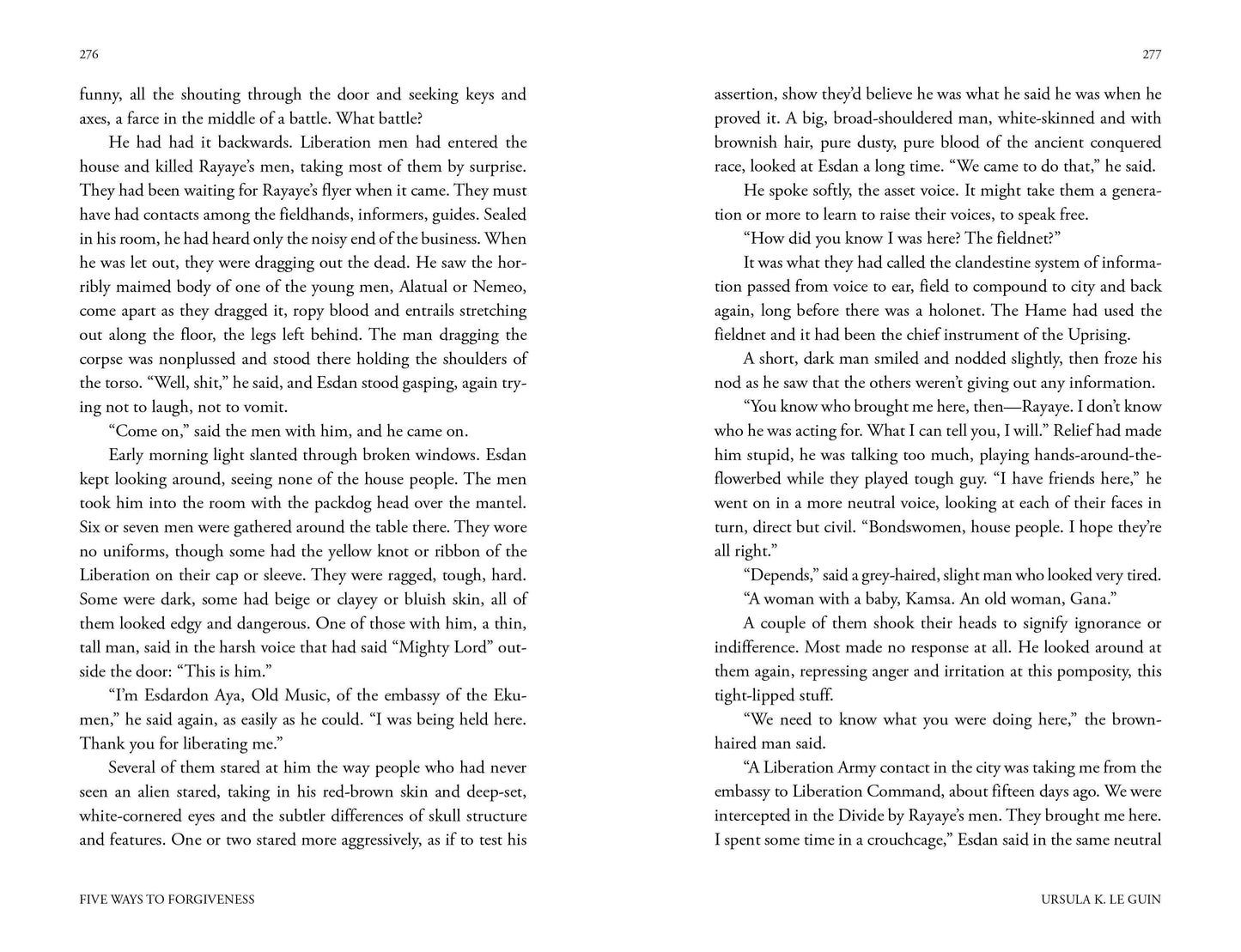 Five Ways to Forgiveness by Ursula K. Le Guin