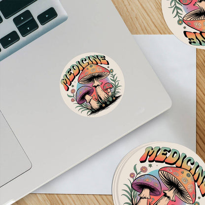 Mushroom Meds Sticker