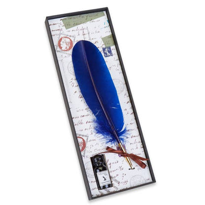 Turkey Quill Nib Pen & Ink Set