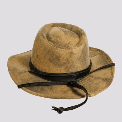 Distressed Outback Cotton Hat - Style Fuji