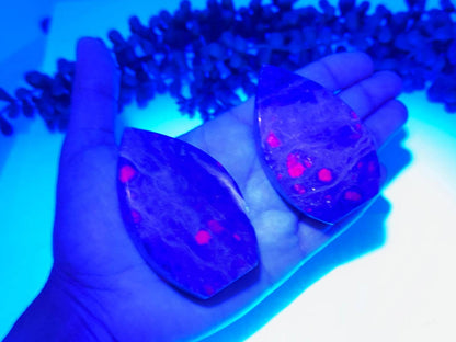 Ruby Fuchsite Flame  (Approx 2.75”) - AAA Quality