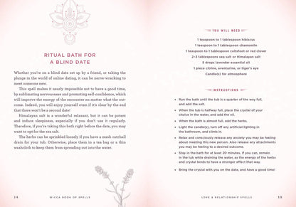 Wicca Book of Spells by Lisa Chamberlain