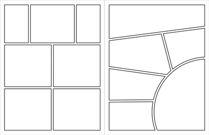 Blank Comic Book (Stencil included)