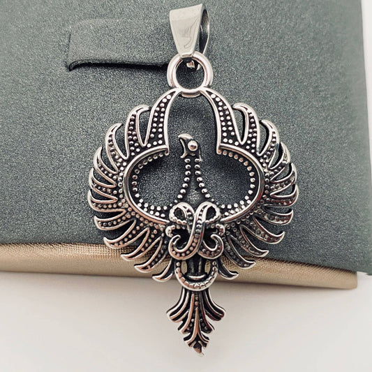 Stainless Steel Phoenix Craft Charm