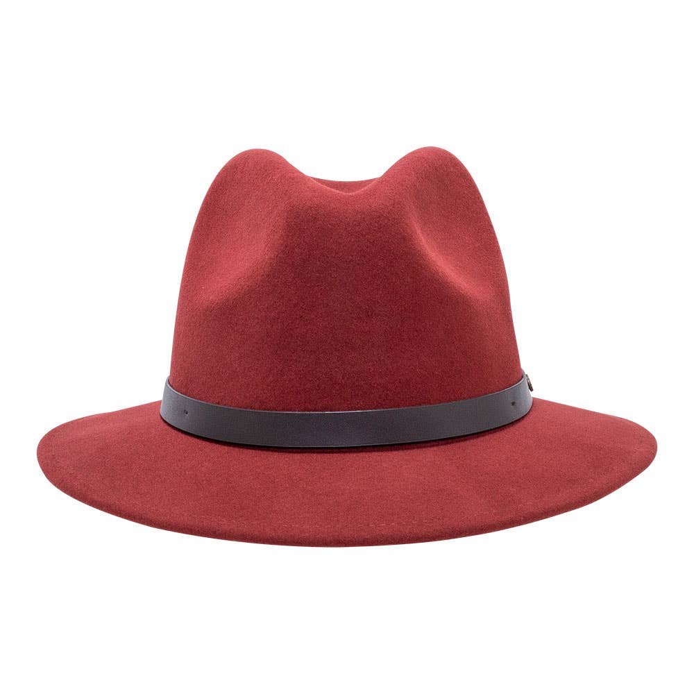 100% Wool Felt Fedora Style - McQueen