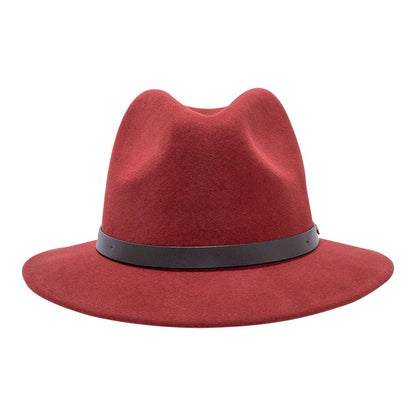 100% Wool Felt Fedora Style - McQueen