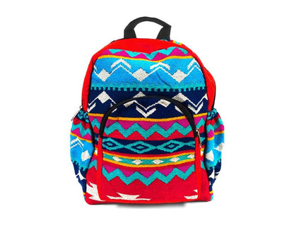 Small Tribal Striped Ecuadorian Backpack