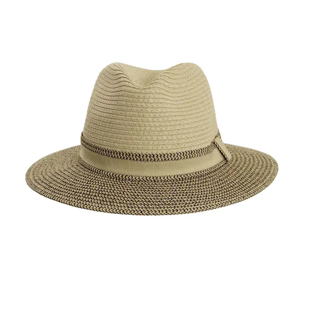 Straw Fedora Outdoor Sun Hat - Style Belize