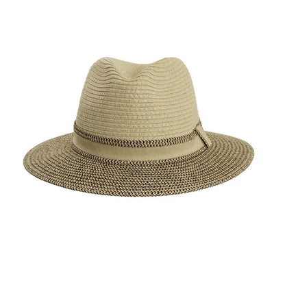 Straw Fedora Outdoor Sun Hat - Style Belize
