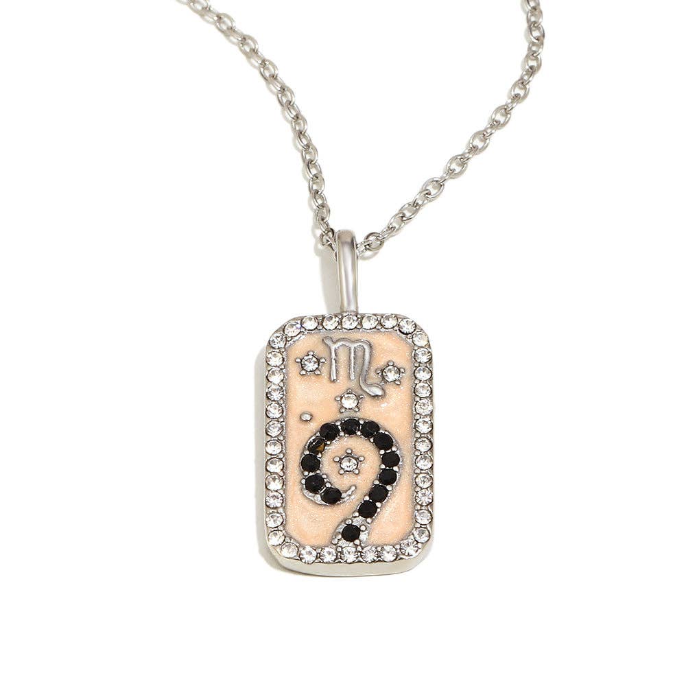 Zodiac 12 Constellations 18K Golden S.Steel Necklace - FGS