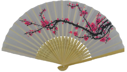 Sandal Wood Fans - Cherry Blossom