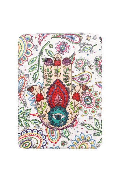 Hamsa Hand Glitter Compact Mirror - 12 Pc