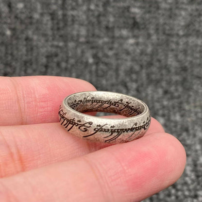 The Ring of Power - Lord of The Rings 6mm Stainless Steel Ring
