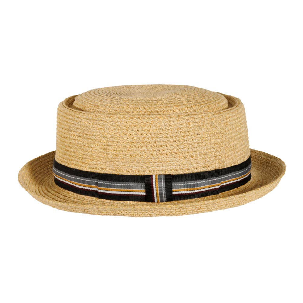 Fedora Straw Pork Pie Hat - Style Detroit