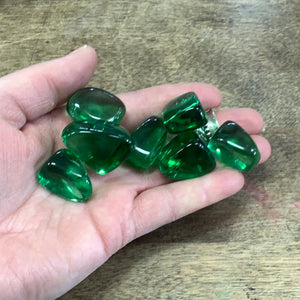 Tumbled Green Glass