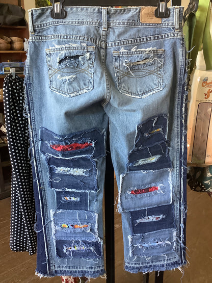 Mary Ramos Patchwork Jeans- Sz 6R