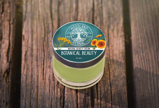 Botanical Blue Beauty Cream - Soothing Moisturizer for Skin Rejuvenation, Face Mask, Drying Acne