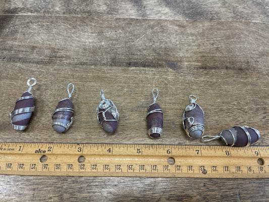 Shiva Lingam Wrapped Pendant