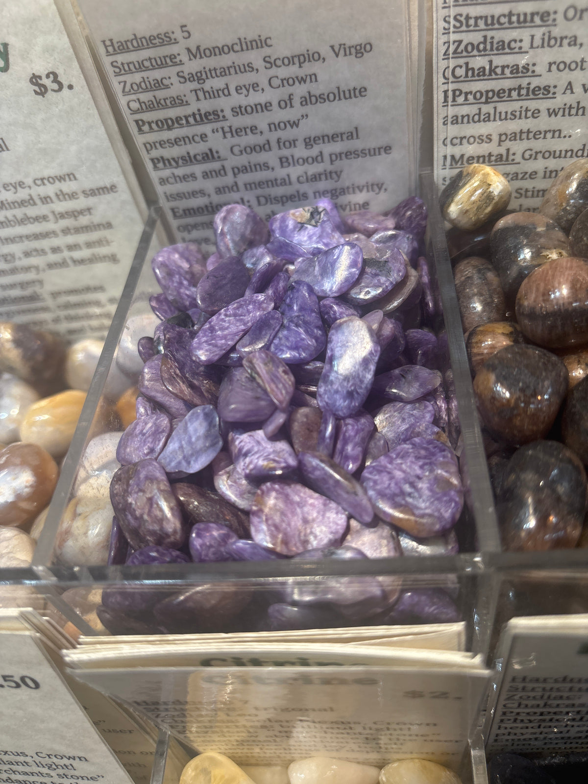 Charoite Tumbled