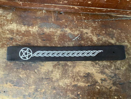 Incense tray with pentagram